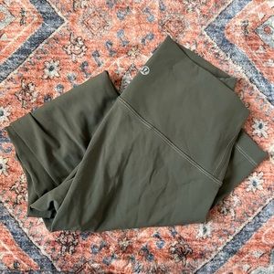Lululemon Wunder Under Grey/Green